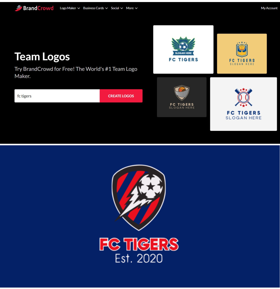 Creación del logo del FC Tigers